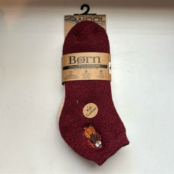 New Born Socks Women’s Outdoor 3 Pair Wool Blend Quarter Sock Fall Turkey Casual - Picture 1 of 13